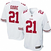 Nike Men & Women & Youth 49ers #21 Gore White Team Color Game Jersey,baseball caps,new era cap wholesale,wholesale hats